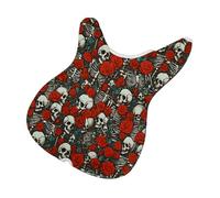 ZEPFJHE Coperture per chitarra Protezioni Protezioni elettriche Custodia per chitarra, Rosa scheletro