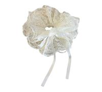 ZEPFJHE Corda per capelli in pizzo Scrunchies per chignon corda elastica grande scrunchy Heavy Duty Hairbands accessori femminili accessori per occasioni formali da donna