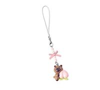 ZEPFJHE Creative Capybaras Resin Telefono Perle Vibranti Perline Elegante Per Per Donne Eleganti E Trendsetter Decorazioni Portatili Leggere