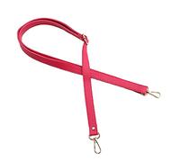 ZEPFJHE Creativo 138 centimetri PU Cuoio Tracolla Tracolla Regolabile Per Le Donne Crossbody In Pelle Tracolla Tracolla, Fibbia in oro rosso rosa, One Size