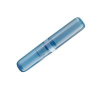 ZEPFJHE Custodia da viaggio in miniatura per spazzolino da denti in plastica ABS per uso alimentare, impermeabile, adatta a borse tascabili, facile da pulire, supporto portatile, Colore: blu nebbia