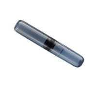 ZEPFJHE Custodia da viaggio in miniatura per spazzolino da denti in plastica ABS per uso alimentare, impermeabile, adatta a borse tascabili, facile da pulire, supporto portatile, B, Taglia unica