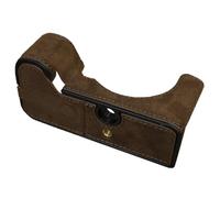 ZEPFJHE Custodia in pelle per fotocamera ILCE 7c2 con facile accesso protezioni solide custodia per fotocamera per utenti, Marrone, Set Bagagli