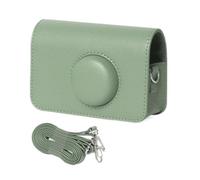 ZEPFJHE Custodia in pelle PU per H35 501F Protector Retro Camera Bag Cover Protettiva con Tracolla Regolabile, Verde, Set Bagagli