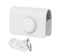 ZEPFJHE Custodia in pelle PU per H35 501F Protector Retro Camera Bag Cover Protettiva con Tracolla Regolabile, bianco, Set Bagagli