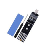 ZEPFJHE Custodia Nvme per Supporto Esterna USB Tipo C 2230 2242 2260 2280 per Chip RTL9210B/JMS581DL