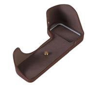 ZEPFJHE Custodia per fotocamera in pelle PU metà per XS10 X-S10 Mezza Borsa Della Macchina Fotografica Del Corpo Professionale Sostituzione Fondo, Marrone, Set Bagagli