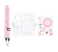 ZEPFJHE Custodia protettiva trasparente per fotocamera con custodia per pellicola protettiva e tracolla regolabile, Gatto Fondazione, Set Bagagli