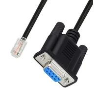 ZEPFJHE DB9s ai segnali del cavo di collegamento RS232 della porta seriale di Pin della testa del telefono del cavo dell'adattatore RJ9 4P4C