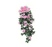 ZEPFJHE Decorazione Da Appendere Con Stelo Fiori Artificiali Per Da Giardino Evento Nozze Accessori Per Display A Parete Fiori Finti. Appeso A Parete Stelo Artificiale