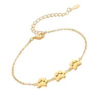 ZEPFJHE Design alla moda a forma di zampe per un comfort e uno stile elegante, adatto per ogni occasione, gioielli alla moda per gli amanti degli animali domestici, Misura unica, come descritto