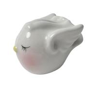 ZEPFJHE Dispenser di condimenti in ceramica da cucina in miniatura realizzato con materiali solidi e bottiglia di condimento per versare controllata, set unico di peperoni