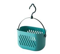 ZEPFJHE Doccia sospesa con fori di drenaggio e maniglia cestino portaoggetti da bagno per articoli da toeletta e cosmetici supporti doccia per bagno, camera da letto, cucina