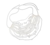 ZEPFJHE Donne Catena Del Torace Eleganti Gioielli Per Corpo Con Catena In Regolabile Elegante Texture In Lega Gioielli Accessorio Da