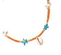 ZEPFJHE Double Layer Seashells Collana A Sospensione Decorazione Portatile Per Amanti Oceanici E Accessori Alla Alla Collana A Strati