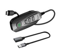 ZEPFJHE Easy USB Small Sound Card 7.1 Adattatore Esterno Canale per Ampi Dispositivi Compatibilità in Black USB