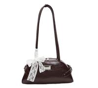 ZEPFJHE Elegante borsa a tracolla in pelle PU compatta da viaggio essenziale borsa casual da donna borsa ascellare per lavoro vacanze regali borsa a tracolla all'aperto quotidiana PU, Caff, One Size