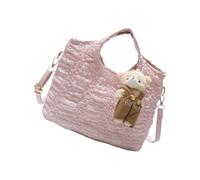 ZEPFJHE Elegante borsa a tracolla in pelle PU con tracolla staccabile e ampie borse a tracolla per tutti i giorni essenziale, Nero