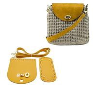 ZEPFJHE Elegante borsa all'uncinetto Base Set di Ricambio Con Fibbia Cinghia Regolabile Per Borsa A Tracolla A Mano Accessori Borsa Crochet Kit Fare, B, One Size