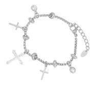 ZEPFJHE Elegante ciondolo a forma di sole e luna con accento di cristallo, in acciaio inox, leggero, da indossare tutti i giorni, gioiello ispirato alla moda, Silver, come descritto, come descritto