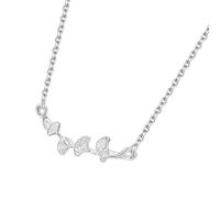 ZEPFJHE Elegante collana con foglie di ginkgo e ornamento che simboleggia longevità e prosperità per donne alla moda collana da ragazza alla moda, Misura unica, come descritto, come descritto