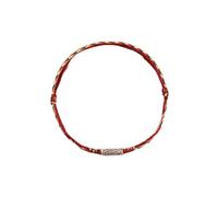 ZEPFJHE Elegante cordoncino rosso con ciondolo a forma di pesce. Braccialetto intrecciato unico per aggiungere un tocco di fortuna ai tuoi abiti con cordino rosso, Misura unica, come descritto