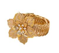 ZEPFJHE Elegante fiore aperto accessorio portatile per donne alla moda disegni per usura confortevole e versatilità abiti occasione formale accessorio, Misura unica, come descritto