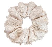 ZEPFJHE Elegante Pizzo Trim Capelli Scrunchies Corda Elastica Corda Morbida Casual Primavera Elastico Cravatta Per Ragazza Trecce Tenere Per Donna Per Sottile
