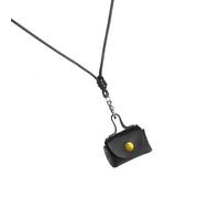 ZEPFJHE Elegante portafoglio per collana in pelle robusta per auricolari e monete, design pratico per la comodità di tutti i giorni, collana in pelle, Misura unica, come descritto, come descritto