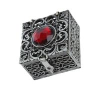 ZEPFJHE Elegante portagioie rotondo stabile Kirsite, contenitore robusto per uso domestico o salone, piccola custodia