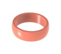 ZEPFJHE Eleganti anelli in silicone multicolore gioielli leggeri a prova di sudore unisex anelli sportivi gioielli per le donne uomini anello in silicone palestra, coral, come descritto, come