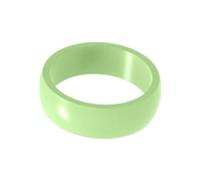 ZEPFJHE Eleganti anelli in silicone multicolore gioielli leggeri a prova di sudore unisex anelli sportivi gioielli per le donne uomini anello in silicone palestra, Matcha, come descritto, come