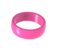 ZEPFJHE Eleganti anelli in silicone multicolore gioielli leggeri a prova di sudore unisex anelli sportivi gioielli per le donne uomini anello in silicone palestra, Classic pink, come descritto, come