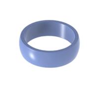 ZEPFJHE Eleganti anelli in silicone multicolore gioielli leggeri a prova di sudore unisex anelli sportivi gioielli per le donne uomini anello in silicone palestra, Mid blue, come descritto, come