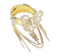 ZEPFJHE Farfalla Nappe Catena Del Braccio Delle Donne Moda Danza Del Ventre Per Donna, Oro, Taglia unica