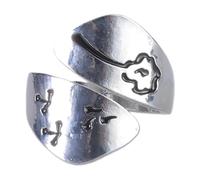 ZEPFJHE Fascia regolabile aperta unica per fidanzamento e anniversario, per donne e uomini, delicata fascia per gioielli da dito