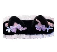 ZEPFJHE Fatti a mano Peloso Orecchio Fascia Peluche Hairband Gioco di Ruolo Anime Costume Copricapo Femminile Cosplay Dress Up Copricapo Accessorio Gotico Copricapo