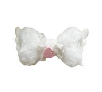 ZEPFJHE Fermaglio per capelli a forma di ali di osso in peluche, accessorio per cosplay, per ragazze e donne
