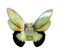 ZEPFJHE Fermaglio per capelli a forma di farfalla, elegante, in acrilico, accessorio per capelli per ragazze