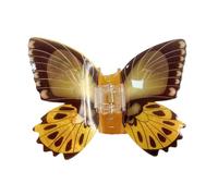 ZEPFJHE Fermaglio per capelli a forma di farfalla, elegante, in acrilico, accessorio per capelli per ragazze