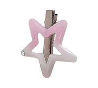 ZEPFJHE Fermaglio per capelli a forma di stella a cinque punte per capelli a forma di becco d'anatra, accessorio per capelli, gioiello per feste