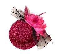 ZEPFJHE Fermaglio per capelli a tema anni '20 con clip per capelli a forma di fiore, per feste in maschera, cocktail, feste, accessori per travestimenti, fascinator