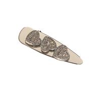 ZEPFJHE Fermaglio per capelli con strass a forma di cuore per donne clip laterale clip per capelli dolce fresco stella accessori per capelli