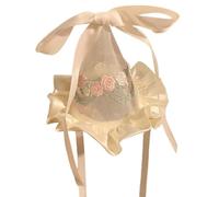 ZEPFJHE Fermaglio per capelli in rete in poliestere per compleanni, eventi cosplay, pratico design antiscivolo decorazione moda crema clip di compleanno