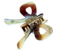 ZEPFJHE Fermaglio per capelli per donne e ragazze, a forma di fiocco, fermagli per capelli in acetato, clip con fiocco colorato a molla