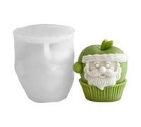 ZEPFJHE Fusione di silicone a forma di Natale per torte fatte in casa, facile da pulire, flessibile, protegge per forno, congelatore e lavastoviglie, in elastomero per uso alimentare