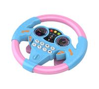 ZEPFJHE Giocattolo del Volante in Plastica per I Bambini Finta Guidare Divertimento nei Viaggi Familiari L'apprendimento Educativo Giocattolo Educativo Bambini
