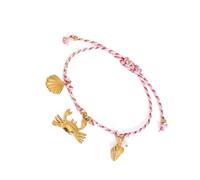 ZEPFJHE Gioielli intrecciati in stile marino regolabile per gite unisex calde conchiglie stelle marine accenti inclusi elegante catena da polso casual spiaggia ondulata catena da mano, Misura unica