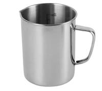 ZEPFJHE Grado professionale in acciaio antiruggine per liquidi e secchi, scala accurata, impugnatura antiscivolo, lavabile in lavastoviglie, tazza di misurazione solida liquida