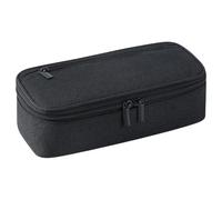 ZEPFJHE Grande Capacità Portapenne Titolari di Colore Solido Sacchetti Sacchetto Semplice Penna Studente Titolari di Colore Solido Caso di Grande Capacità per la, Nero